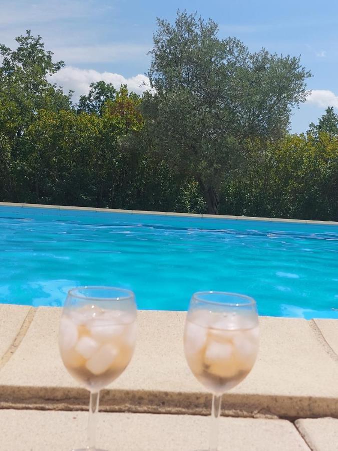 Logement D'Exception Pres Du Colorado Provencal Dans Une Residence Au Calme Avec Piscine Offrant Une Vue Imprenable Sur Le Luberon Depuis Sa Terrasse Viens Zewnętrze zdjęcie